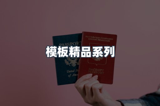 模板精品系列